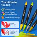 ARTISTRO 24 Glass Acrylic Paint Marker Pens - Glass Painting Kit