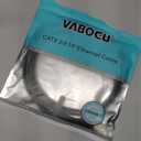 Vabogu Cat 8 Ethernet Cable 6FT, Heavy Duty 26AWG High Speed 40Gbps 2000MHz, Gold Plated RJ45 Shielded, Weatherproof Indoor & Outdoor LAN Cable for Gaming PC PS5 Xbox Modem Router