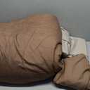 Monbix Full Size Comforter Set, Brown Bedding Comforter for Full Size Bed Set Reversible, Bedding Sets Full 7 Pieces, Cationic Dyeing Bed in a Bag with Comforter, Sheets, Pillowcases & Shams