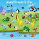 INSOON 30 Packs Animal Party Favors for Kids, 810 PCS Mini Animal Building Block Toy Set for Goodie Bag Fillers Classroom Prizes Easter Birthday Children's Day for Boys Girls Student Ages 6+