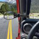 Upgraded Mirrors Doors Off Compatible with Jeep Wrangler JL JLU and Gladiator JT 2024-2026, Quick Release JL Mirror, No Wobble & Quick Removal knob(Not Fit 1986-2023) Patented