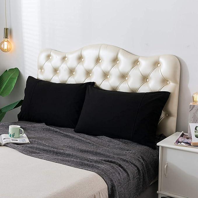 2 piece Black pillowcases(29x18.5) (26x19)
