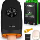 Lunix LX3 Cordless Hand Massager, Shiatsu Massage Machine with Heat and Compression 6 Levels Pressure Point Therapy for Arthritis, Pain Relief, Carpal Tunnel and Finger Numbness