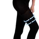 AMZAM Medical Compression Pantyhose for Women Men, 15-20 mmHg Graduated Compression Tights, Opaque Toeless Compression Stockings Waist High Support Tights for Edema, Varicose Veins, DVT,Black XXL