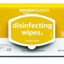 Amazon Basics Disinfecting Wipes, Lemon & Fresh Air Scent, Multi-Surface, Sanitizes/Cleans/Disinfects/Deodorizes, Strong & Convenient