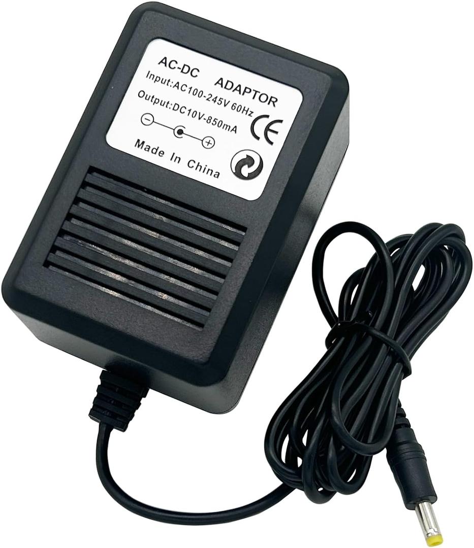 Power Supply for Genesis 2 3, Power Cord for Genesis 2 3, Replacement AC Adapter Charger Cord for SEGA Genesis 2, 3 Gaming Console