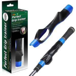 Golf Grip Trainer, Golf Swing Trainer, Golf Club Grip Training Aid to Help Train Correct Hand Position, Golf Accessories Practice Tool, 1 Pack Blue