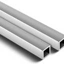 Gisafai 2 Pcs Aluminum Square Tubing 1" Od 0.12" Wall x 24" Length Straight Industrial Metal Aluminum Tube for Furnishing, DIY Projects, Machinery