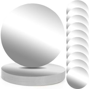Cedilis 100PCS Disposable Paper Charger Plate, 13" Round Placemats for Dinner Plate, Wedding, Birthday Party Decor (sliver)