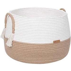 Pack of 3 R RUNKA Small Basket for Stuffed Animal,Clothes ,Baby Blankets -11.8"x9.8"- Boho Baskets for Living Room,Bedroom,Nursery |Cotton Rope Baskets, Cube Basket, Under Shelf Basket | Baskets for Home Decor Pack of 3 R RUNKA Small Basket for Stuffed Animal,Clothes ,Baby Blankets -11.8"x9.8"- Boho Baskets for Living Room,Bedroom,Nursery |Cotton Rope Baskets, Cube Basket, Under Shelf Basket | Baskets for Home Decor