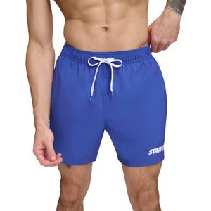 Starter Men's Quick Dry Stretch Volley Swim Trunk (Blue, M)