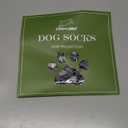 EXPAWLORER Dog Socks to Prevent Licking Paws,4 Pcs Double Sided Anti Slip Dog Booties for Winter,Dogs Boots & Paw Protectors Dog Shoes,British Style,Black M