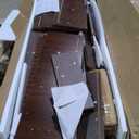 DWVO Fluted 6 Drawer Dressers, 47.5" Wide Modern Chest of Drawers, Wooden Dresser with Metal Handle, Versatile TV Stand Cabinet Table for Bedroom, Closet, Living Room, Hallway, Walnut