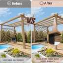 6" X 6" X 5" Heavy Duty Steel L Angle Bracket for Wood, Large 90 Degree Corner Shelf Support Bracket, 6x6 Post to Beam Connector, Thickness 1/4"(6mm), Max Load 300lbs-4 Pcs