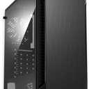 Zalman - S3 - ATX Mid-Tower PC Case - Full Acrylic Side Panel - 3x Case Fan 120mm Pre-Installed, Black