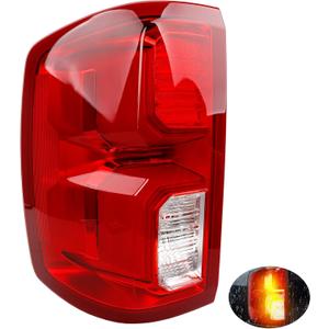 LED Taillights, for 2016-2018 Chevy Silverado 1500 LS LT WT LTZ SSV Base Custom Hign Country, Replace 84288718 Led Running Driving Lamps Barke Turn Signal Lighting Rear Left Driver Side Tail Lights (16-18 Silverado)