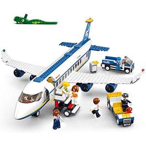 ENHANA Building Blocks City Airplane Station Toy for 6-12 Years Old Boys,City Airport Building Kits Kids Toys STEM Learning Building Bricks Helicoper Birthday Gift for 6-12 Children (463 Pieces)