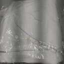 Guken White Linen Blackout Curtains 84 Inch Length 2 Panels Set for Living Room Bedroom Back Tab Thermal Insulated 100% Black Out Drapes Room Darkening 84 Inches Long Pure White