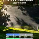 E.share 40%-50% Black Sun Shade Cloth Outdoor - 20Ft X 24Ft Garden Shade Netting with Grommets for Greenhouse, Plant Covers, Patio, Chicken Coop, Barn & Kennel