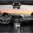 West Llama Customized Auto Car Steering Wheel Cover for Jeep Grand Cherokee,Wrangler,Compass,Gladiator,Cherokee 14.5-15 inches (Black+Pink-Standard Size)