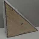 Flag Display Case - 5' x 9.5' Funeral & Military Flag Shadow Box with HD Tempered Glass and Wall Mount, Folded Triangle Flag Holder Frame for Veterans, Red