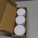 6PACK Flameless LED Floating Candles, 3'' Battery Operated Plastic Flickering Waterproof Tealights for Cylinder Vases, Centerpieces at Wedding, Party, Pool, Holiday (Warm White)