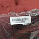 ELFJOY Rocking Chair Cushion Large Rocking Chair Pads with Ties Premium Tufted High Back and Seat Cushion 2 Piece Set Burgundy