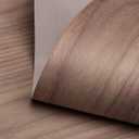 Edge Supply Walnut 24 x 96-inch Flat Cut, 3M Peel and Stick Wood Veneer Sheet Self-Adhesive Wood Veneer, A Grade, Smooth-Finished Versatile for Furniture Restoration, Cabinetry & DIY Use