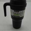 REDUCE 40 oz Stainless Steel Tumbler with Handle - Dual-Wall Vacuum Insulated Travel Mug, Sweat-Proof Lid & Reusable Straw - Keeps Drinks Cold for 24 Hrs, Fits Cupholders, Dishwasher Safe - Phantom