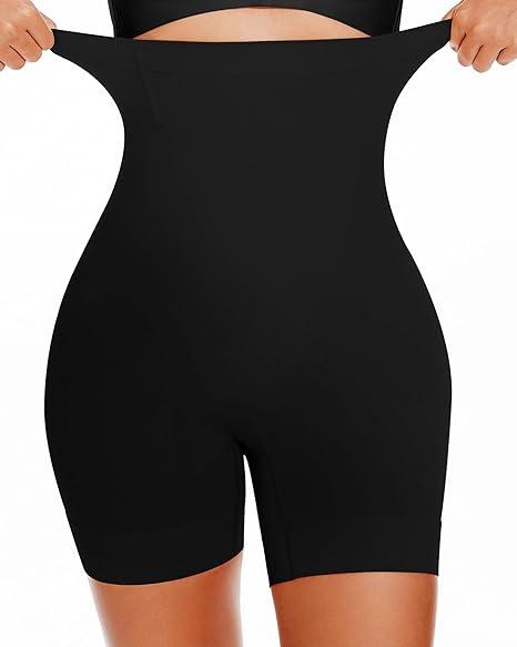 BESTENA Shapewear Shorts,High Waisted Shapewear for Women Tummy Control,Seamless Body Shaper Shorts Thigh Slimmer M