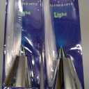 EA 2 pck 13 inch LED Colourful Changing Fibre Fiber Optic Fountain Night Light Calming Lamp Christmas