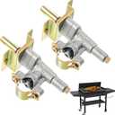 Feekoon 2 Pack Griddle Burner Control Valve Compatible with Blackstone Grill Griddle, Griddle Gas Valve Parts Replacement, Grill Valve Part Compatible with Blackstone 36 Gas Grill Griddle 1554
