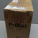 PoKat 20.75" Small Modern Ceramic Table Lamps Set of 2 for Bedroom, White Bedside Lamps for Night Stands, Farmhouse Desk Decor Gift Nightstand Table Lamps for Living Room End Table Beige