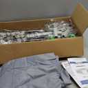 Baby Playpen, 47x47in Small Play Pen,Toddler Playpen for Apartment,Play Yard,Activity Fence, Extra Large Baby Playard (Light Grey)