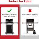 Caster Wheels Replacement for Weber 69827 Spirit 200 & 300 Series Grills, Grill Wheels for Spirit E310 E210 S315 E215 E315 E320