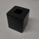 Popular Bath Sinatra Modern Bath Tissue Box Modern Classic Contemporary Decorative Beautiful Designs Bathroom Decor for Home Luxury Bath, Black