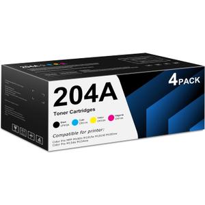 204A Toner Cartridge M180nw Ink Replacement for HP 204A Work with Color Pro MFP M180nw M181fd M181fw M180n M154nw M154a Printer Ink 204