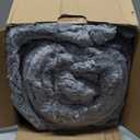 Joiedomi Queen Size Blanket for Bed, Soft & Warm Grey Fleece Blankets Gifts for Women Men Mom, Cozy Cute Soft Throw 90x90 Inches (Light Grey Striped)