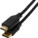 Amazon Basics DisplayPort to HDMI Display Cable, Uni-Directional, 4k@30Hz, 1920x1200, 1080p, Gold-Plated Plugs, 10 Foot, Black