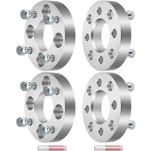 ECCPP 4PCS 1 inch Wheel Spacers Adapters 4 Lug change bolt pattern from 4x4 to 4x110 10x1.25 Studs 64mm fits for 1988-2000 for Honda FourTrax 300| 2003-2005 for Honda Traxter Max 500