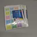 10 x Redi-Tag Bible Tabs, Bible Tabs for Men and Women, Printed and Customizable Bible Labels, Bible Annotation Kit, Pastel Colors, 75 Pack (1002456)