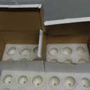 Remerry 24 Pcs Succulent Pots 2.5 Inch Ceramic Small Mini Pots DIY Figurines Paint Easter Gifts Kit Unpainted Ceramic Bisque with Drainage Hole Ready to Paint for Classroom (Matte Style)