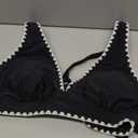 SUUKSESS Women High Waisted Bikini Sets with Skirt Sexy Crisscross Back Swimsuit (Medium, Black)