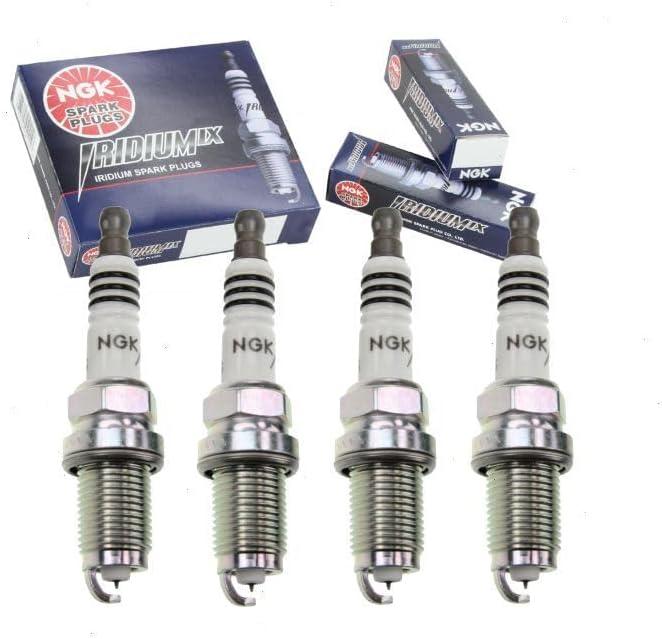 Pack of 4 NGK Iridium IX Spark Plug Replacement For Honda 2009 2010 2011 2012 2013 2014 2015 2016 2017 2018 2019 09 10 11 12 13 14 15 16 17 18 19 Pilot 3.5 V6
