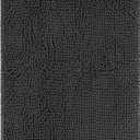 Dog Door Mat for Muddy Paws, 48" x 24" Chenille Absorbent Front Door Mat Inside, Large Runner Mud Mat for Dogs, Trap Dirt Washable Non Slip Outdoor Indoor Entrance Doormats, Grey