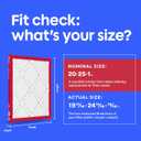 Filtrete 20x25x1 AC Furnace Air Filter, MERV 11, MPR 1000, Micro Allergen Defense, 3-Month Pleated 1-Inch Electrostatic Air Cleaning Filter, 2 Pack (Actual Size 19.688 x 24.688 x 0.84 in)