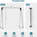 TOOLF 55 Inch Stainless Steel Collapsible Clothes Drying Rack