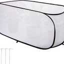 39" x 17" x 17" Pop up Rectangular Frost Protection Plant Cover, Winter Garden Plants Freeze Protection Tent, Warm Garden Bed Plant Protector Enclosure for Snow Frost Protection Indoor & Outdoor