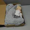 HyDren 5 Pcs Easter Bunny Stuffed Animal with Babies, 15 Inch Stuffed Bunny with 4 Baby Rabbits in Her Belly, Soft Rabbit Plush Toys for Kids, Boys, Girls Birthday Baby Shower