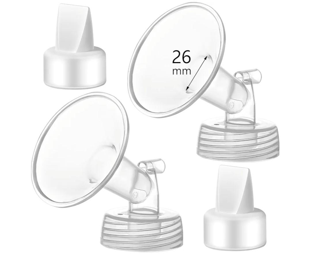 Momstouch 26mm Flange Compatible with Spectra S1 S2 9 Plus Synergy Gold Breastpump Replacement to Spectra Pump Parts and Flange; Not Original; Replaces Shield